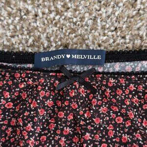 Brandy Melville Floral Skirt